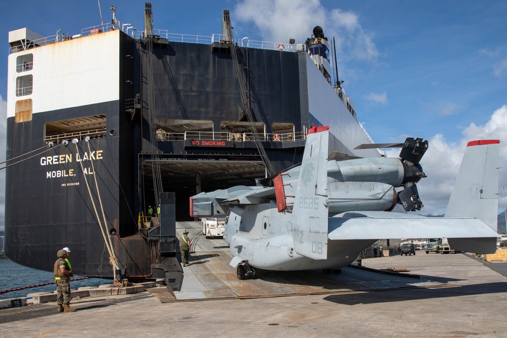 VMM-363 MV-22B Osprey Loading, JBPHH