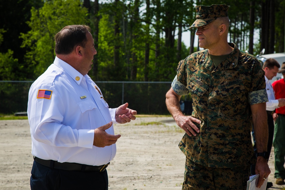 MCB Camp Lejeune Firefighter Recognition