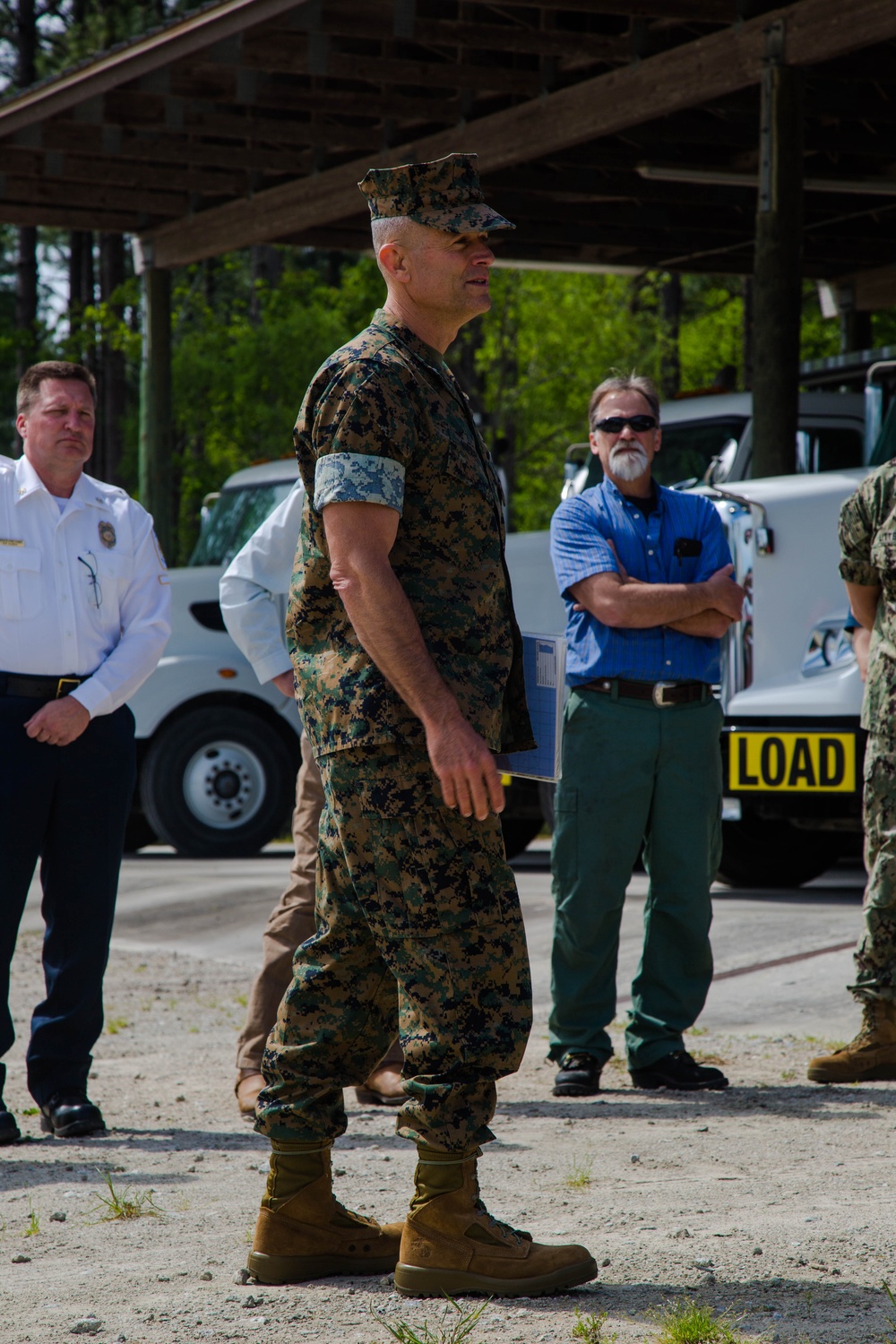 MCB Camp Lejeune Firefighter Recognition