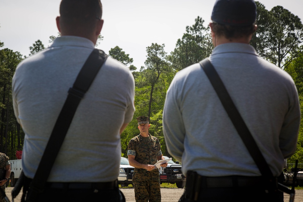 MCB Camp Lejeune Firefighter Recognition