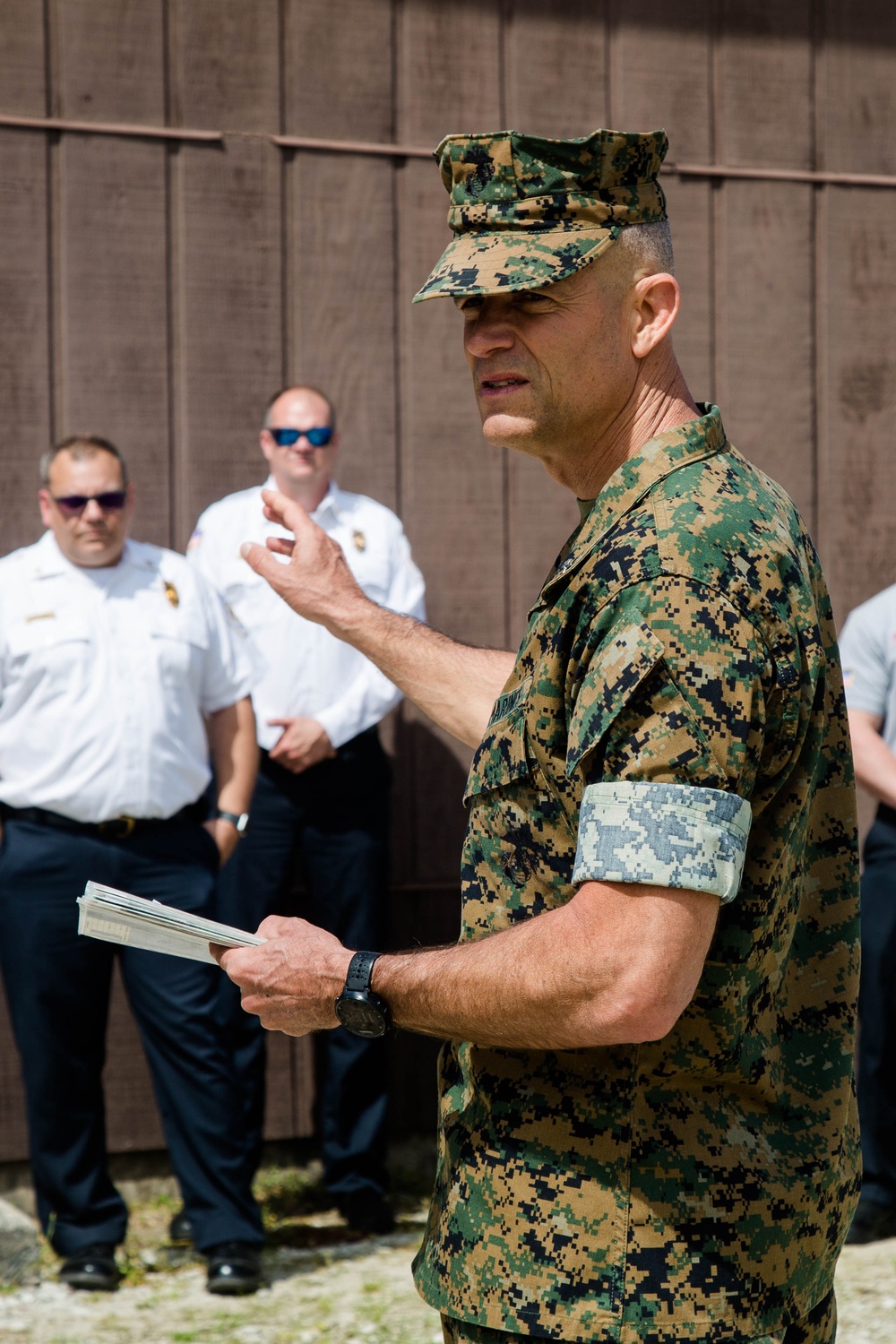 MCB Camp Lejeune Firefighter Recognition