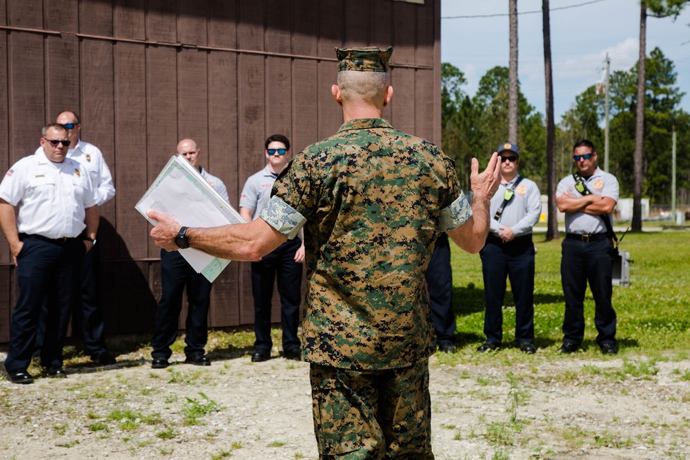 MCB Camp Lejeune Firefighter Recognition