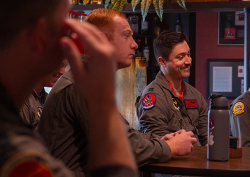 Major General Miller visits  Luke AFB to discuss pilot retention