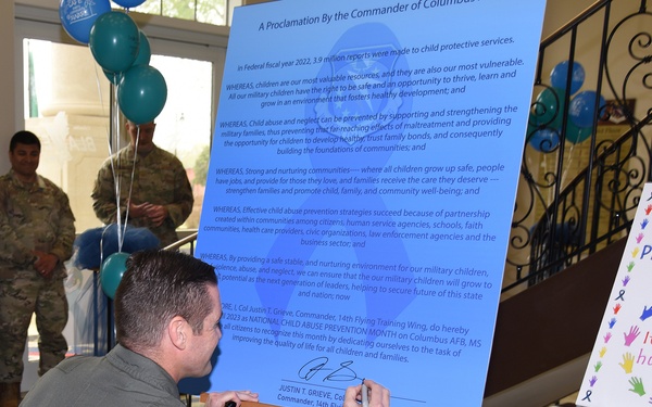 Child Abuse Prevention Proclamation