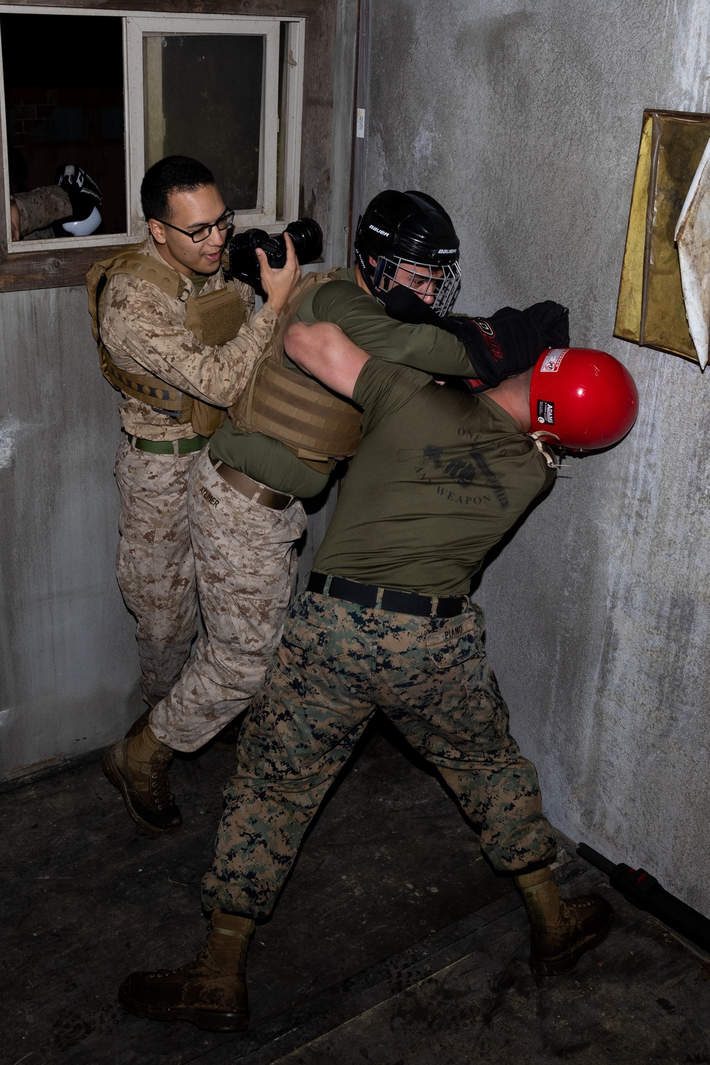 Sgt. Bivins holds MCMAP black belt culminating event