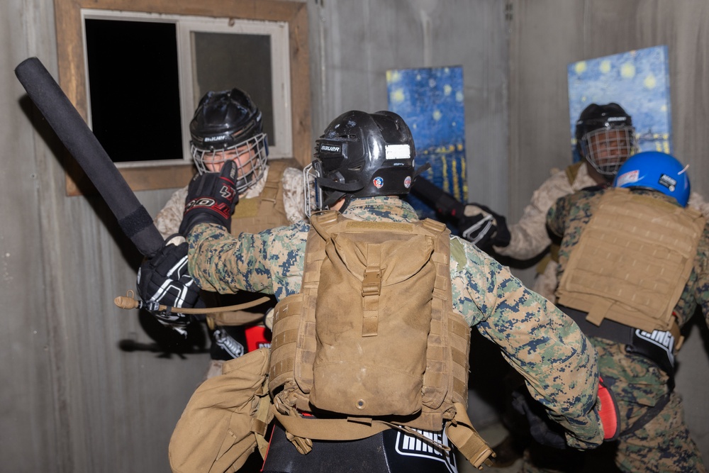 Sgt. Bivins holds MCMAP black belt culminating event