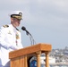 Spruance Holds Change of Command Ceremony