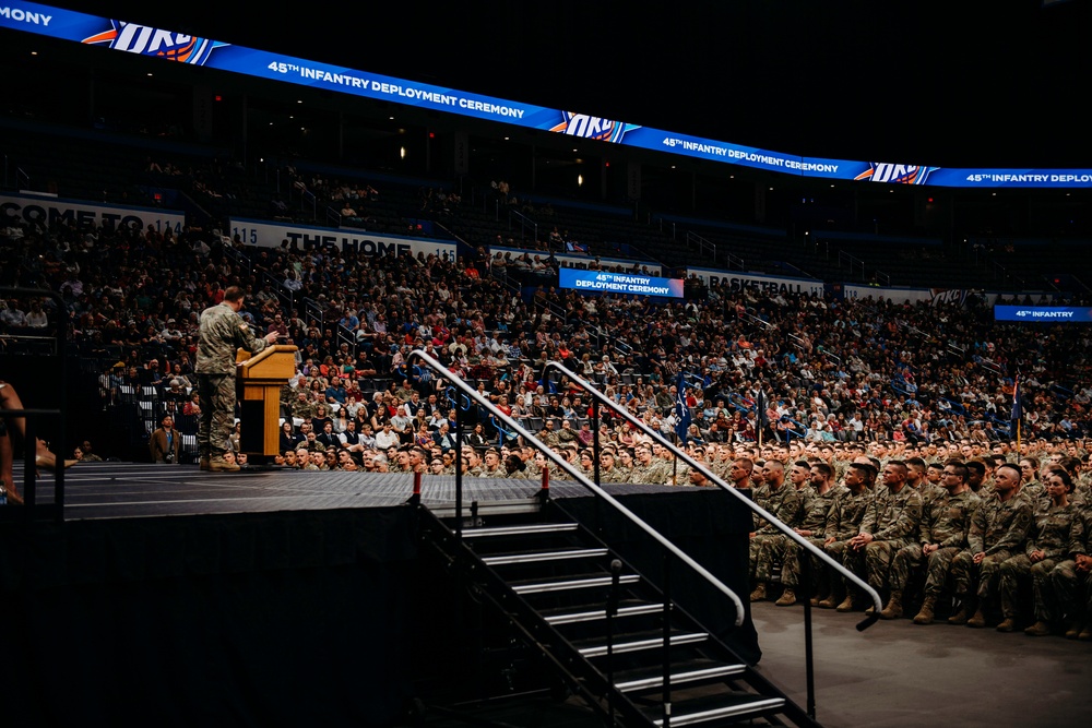 Task Force Tomahawk kickoff deployment with big farewell