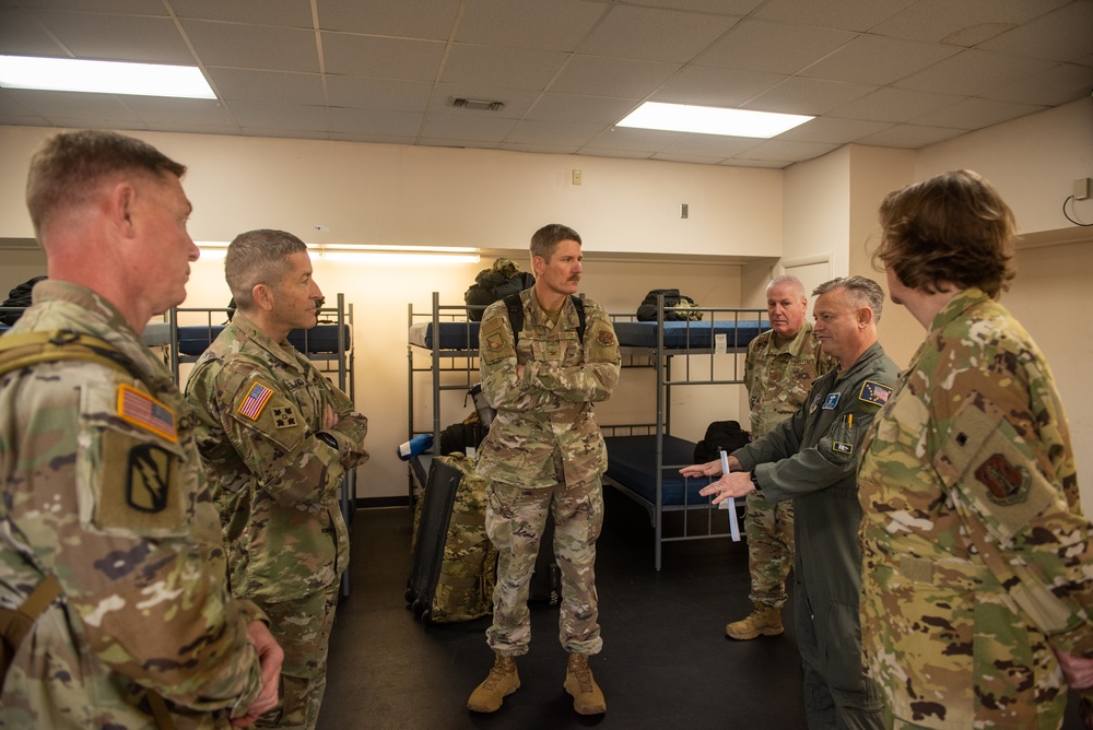 BG Stratton visits 176th Wing in MS