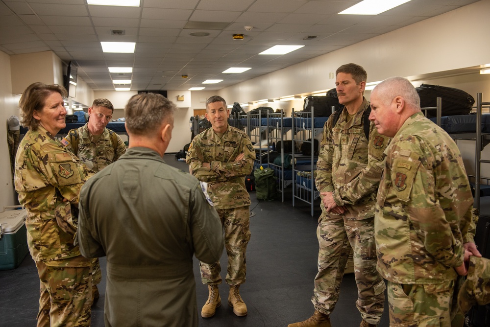 BG Stratton visits 176th Wing in MS