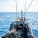 U.S. Coast Guard Cutter Active transfers seized contraband to U.S. Coast Guard Cutter Waesche