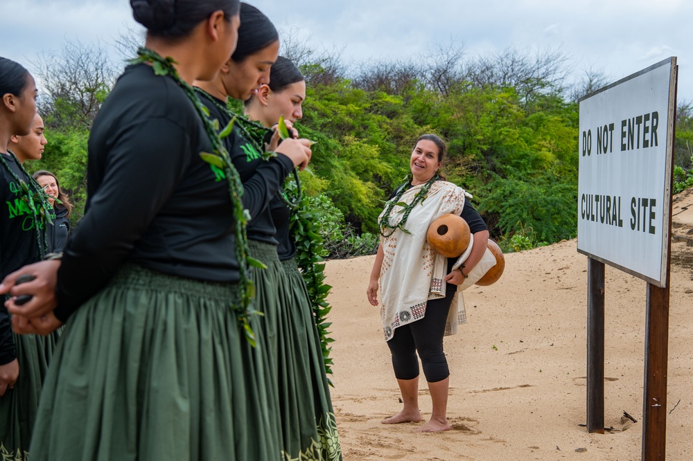 Pacific Missile Range Facility (PMRF) Hosts Hālau Hula at Nohili Dunes