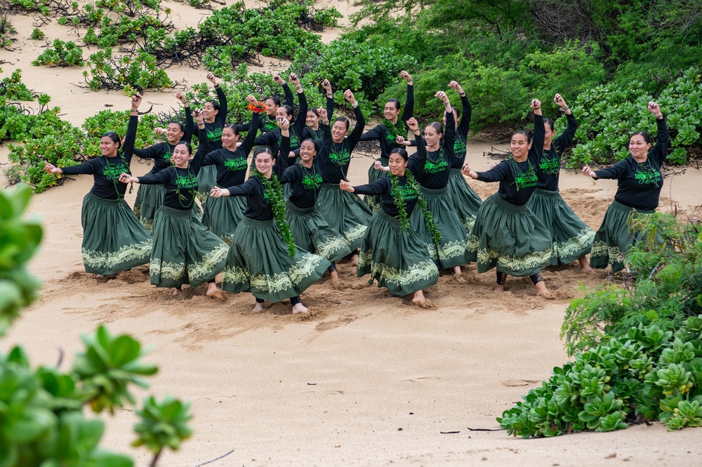 Pacific Missile Range Facility (PMRF) Hosts Hālau Hula at Nohili Dunes