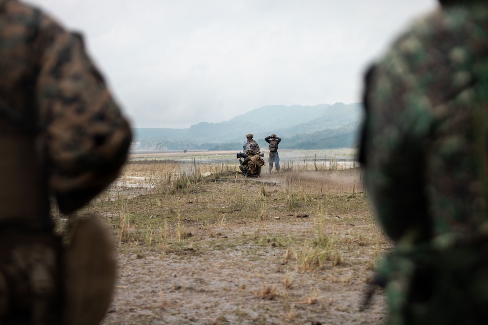 Balikatan 23 | 3d LCT Marines conduct SMAW rocket demonstration