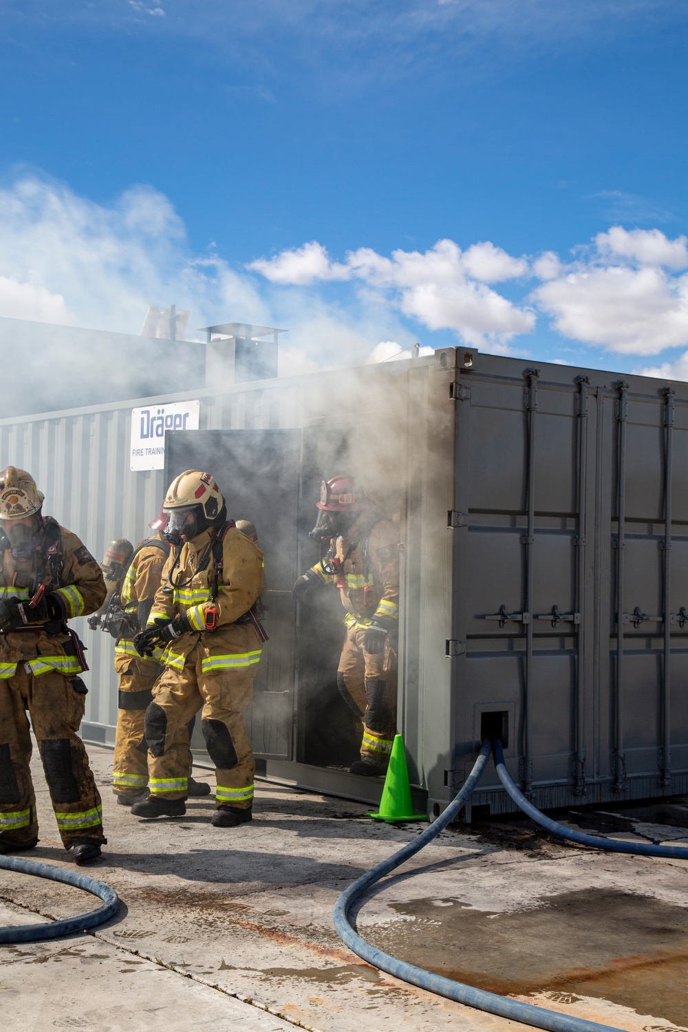 Firefighters Train with Drager System