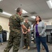 CG presents coins to Range Safety staff