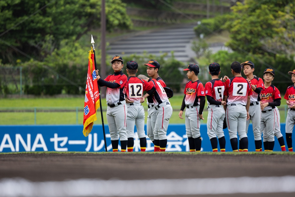 17th Annual Okinawa-American Youth Friendship Baseball Tournament kicks off at Urasoe City Baseball Stadium