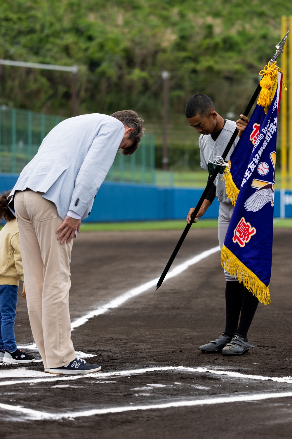 17th Annual Okinawa-American Youth Friendship Baseball Tournament kicks off at Urasoe City Baseball Stadium