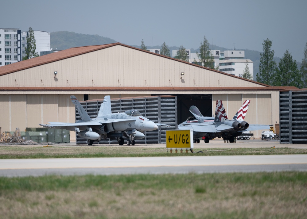U.S. F-16s, F/A-18s participate in Korea Flying Training 2023