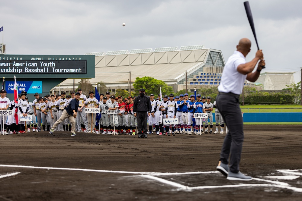 17th Annual Okinawa-American Youth Friendship Baseball Tournament kicks off at Urasoe City Baseball Stadium