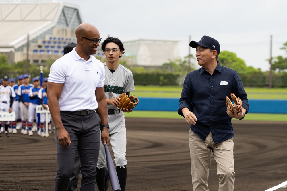 17th Annual Okinawa-American Youth Friendship Baseball Tournament kicks off at Urasoe City Baseball Stadium