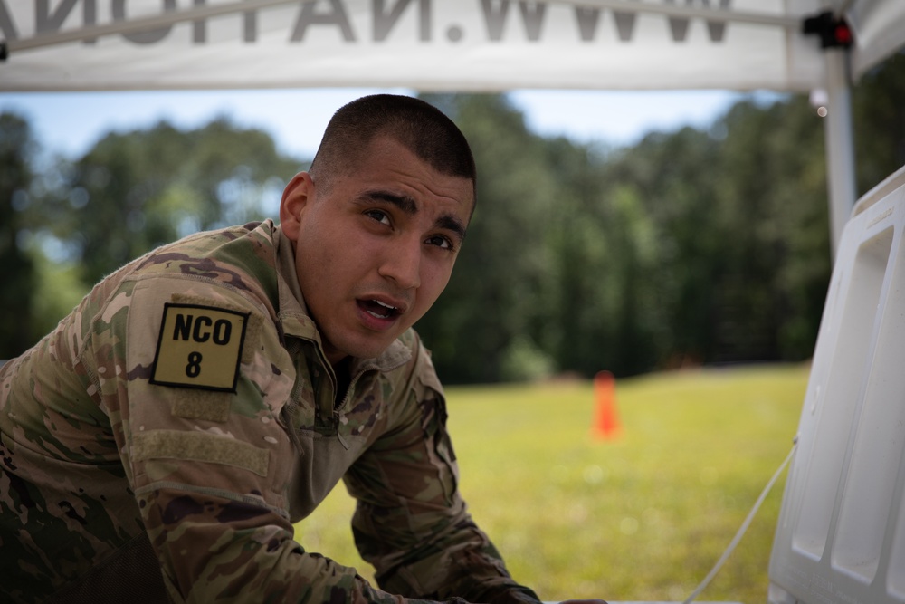 Region III National Guard Best Warrior Competition confidence course finish