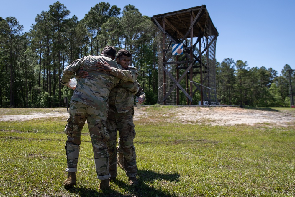 Region III National Guard Best Warrior Competition confidence course finish