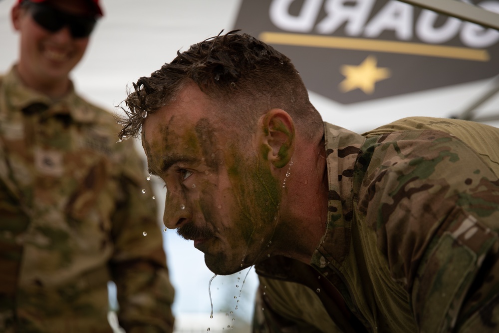 Region III National Guard Best Warrior Competition confidence course finish