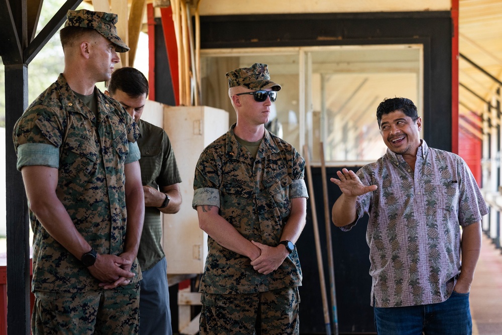 MCBH Leadership Host Elected Officials at Pu’uloa Range Training Facility