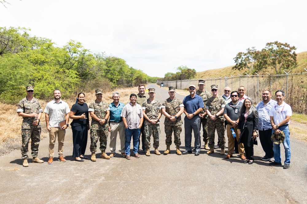 MCBH Leadership Host Elected Officials at Pu’uloa Range Training Facility