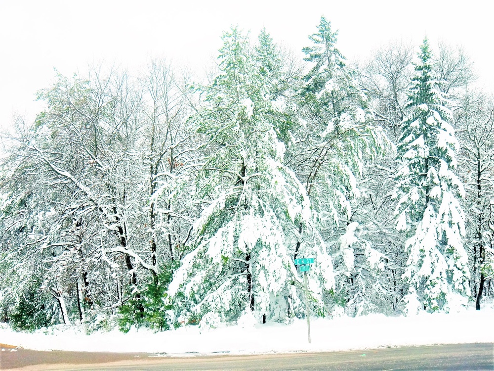 April Snow at Fort McCoy