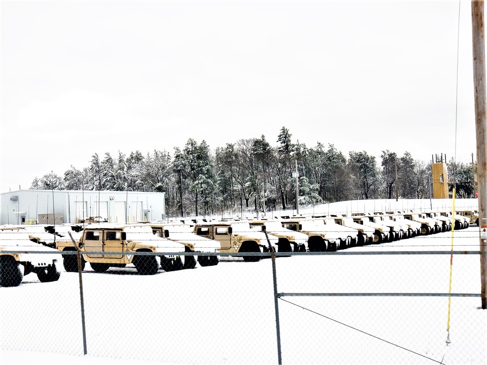 April Snow at Fort McCoy