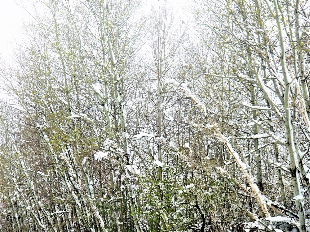 April Snow at Fort McCoy