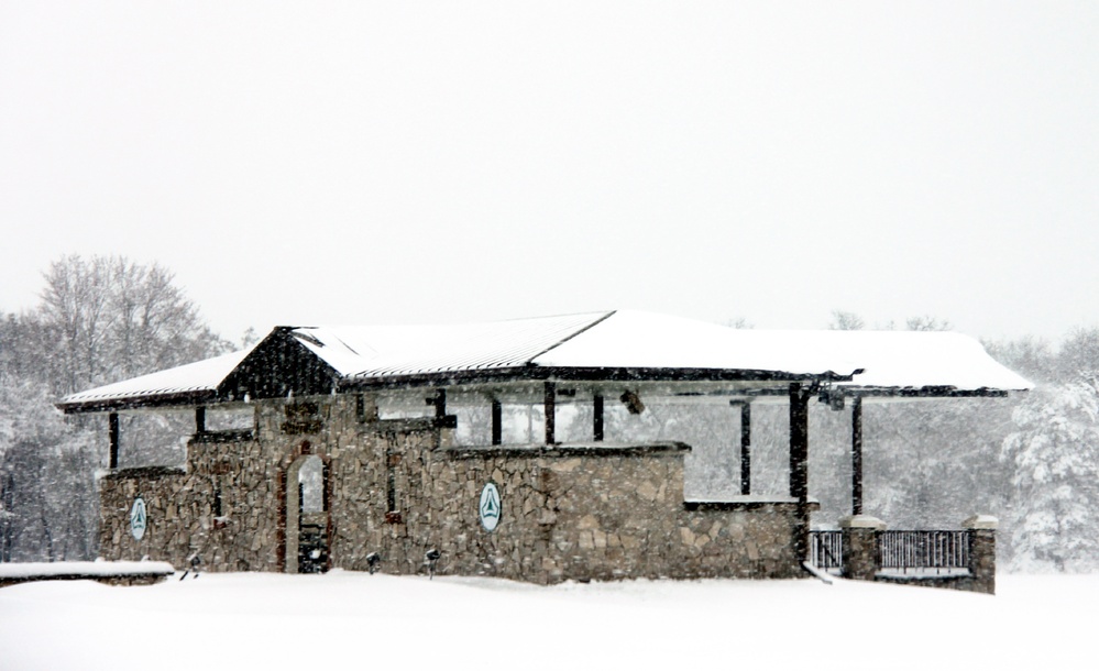 April Snow at Fort McCoy