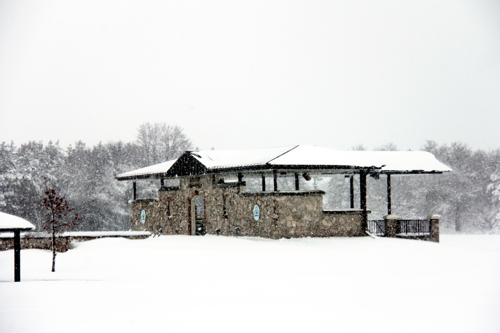 April Snow at Fort McCoy