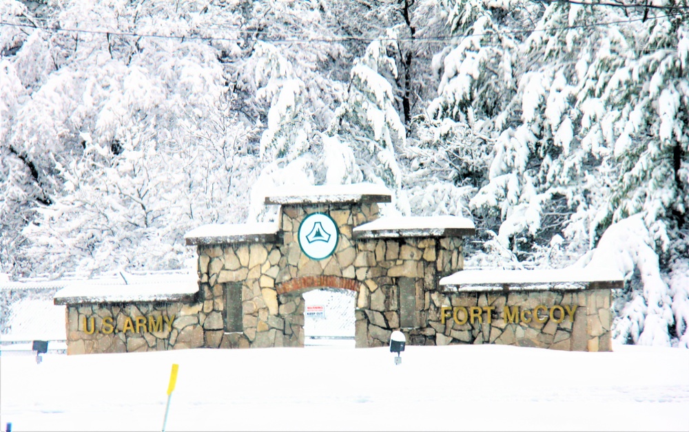 April Snow at Fort McCoy