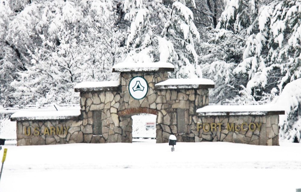 April Snow at Fort McCoy