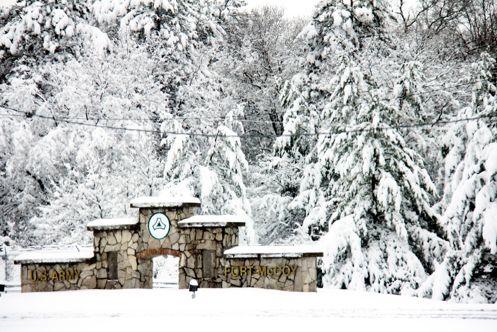 April Snow at Fort McCoy