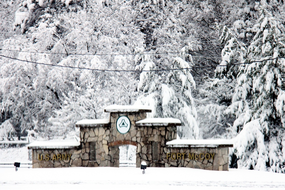 April Snow at Fort McCoy