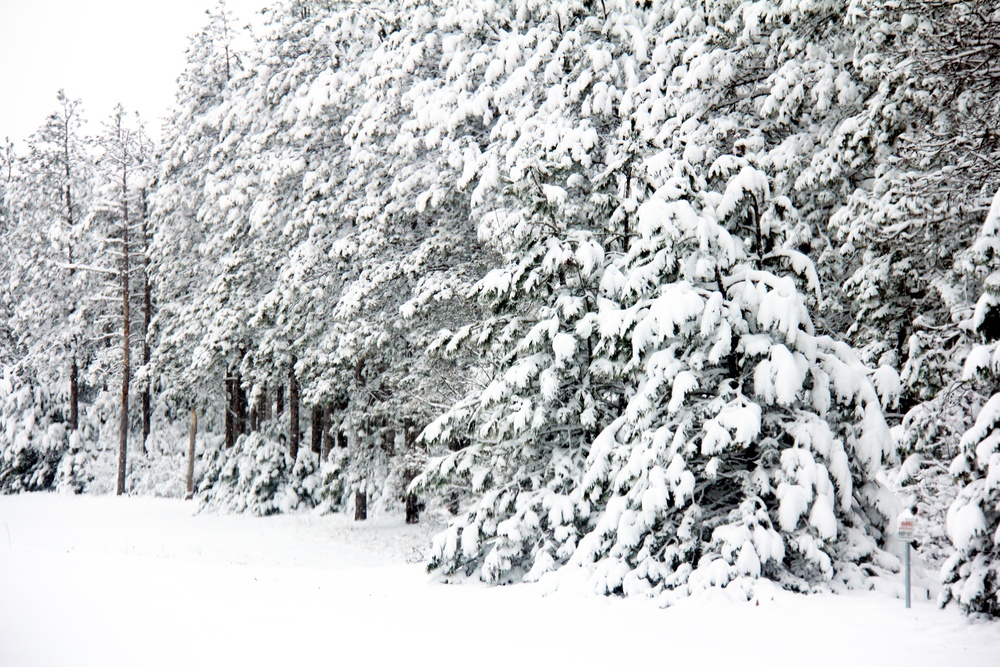 April Snow at Fort McCoy