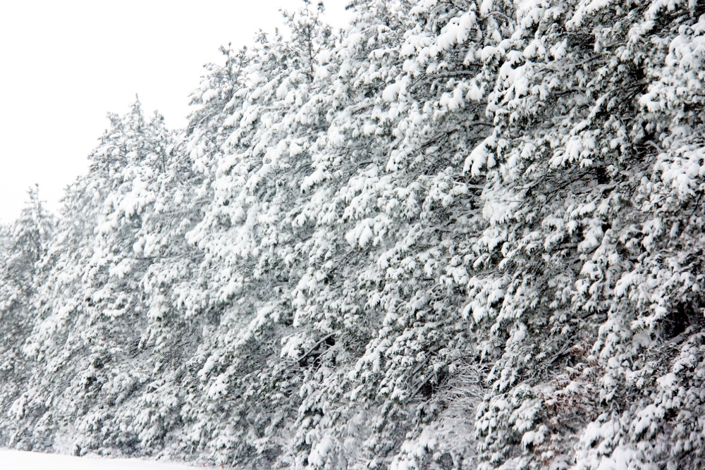 April Snow at Fort McCoy