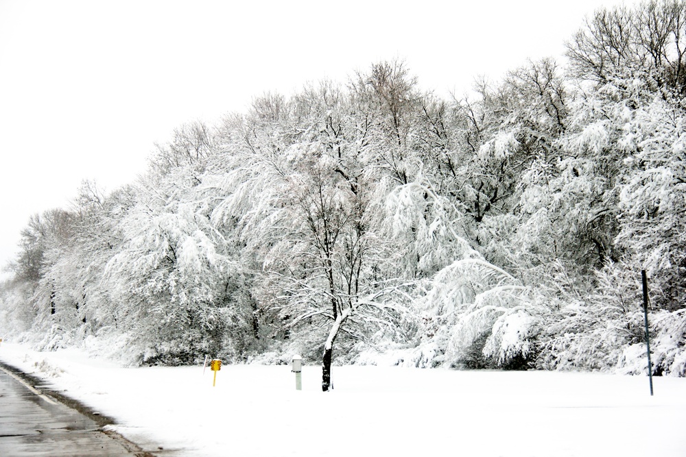 April Snow at Fort McCoy