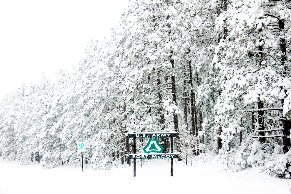 April Snow at Fort McCoy