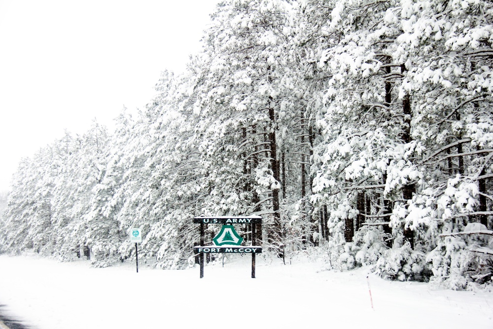 April Snow at Fort McCoy