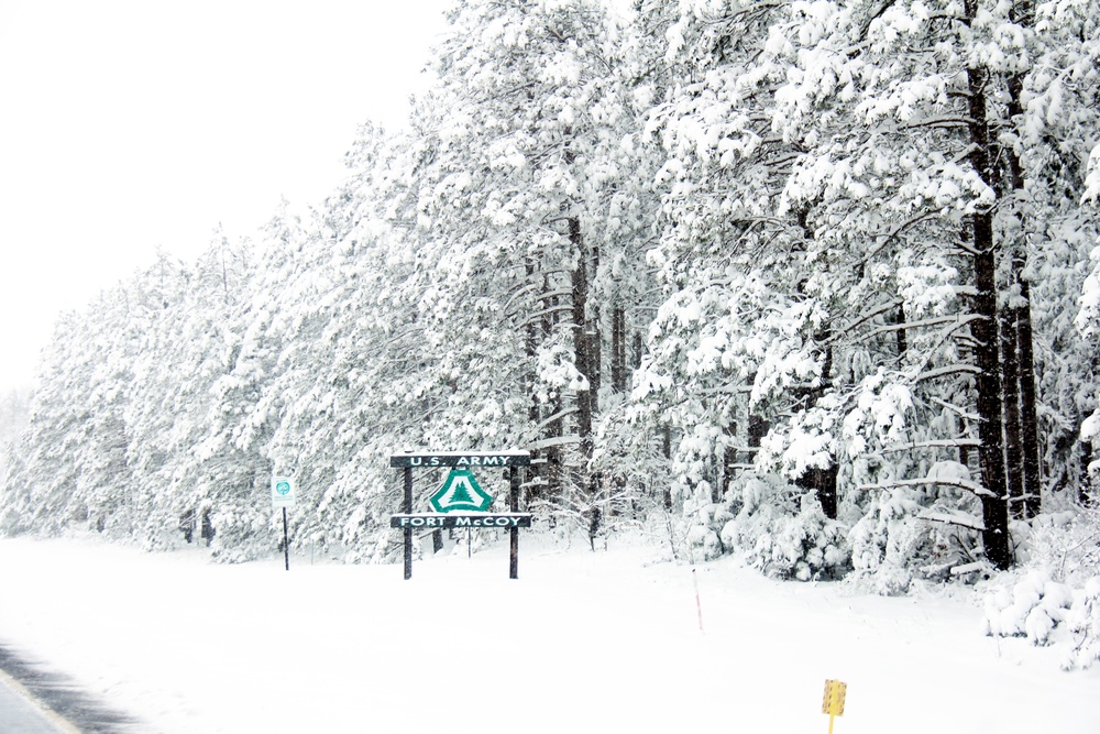 April Snow at Fort McCoy