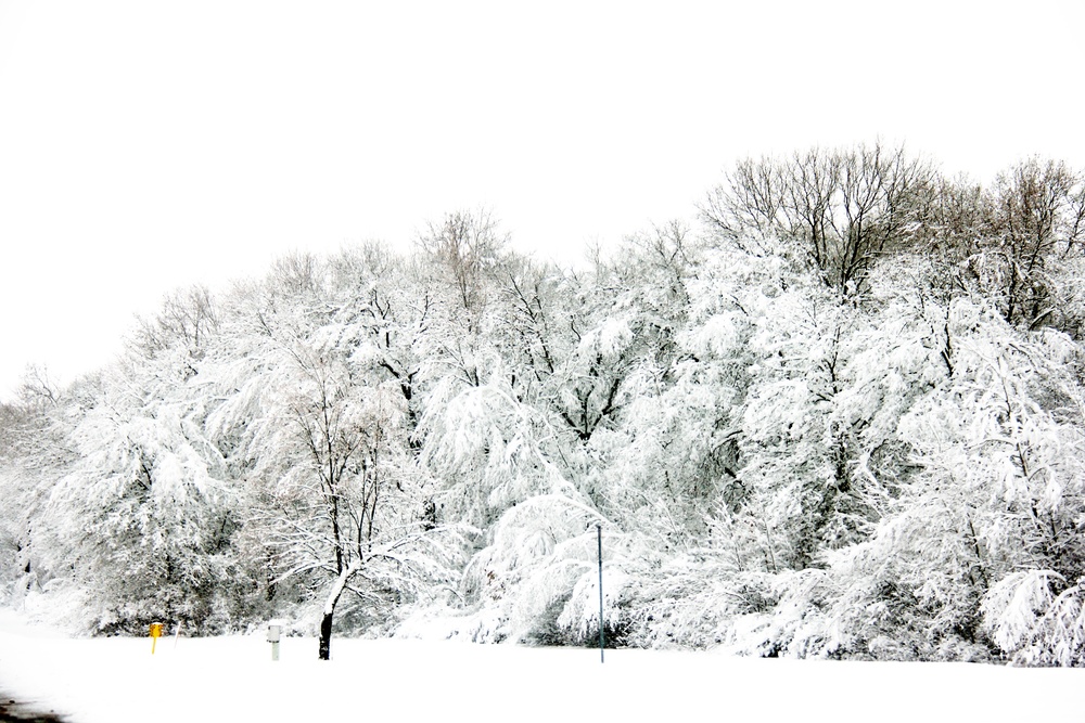 April Snow at Fort McCoy