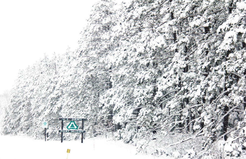 April Snow at Fort McCoy