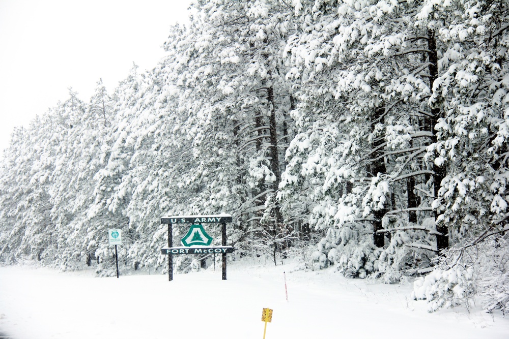 April Snow at Fort McCoy