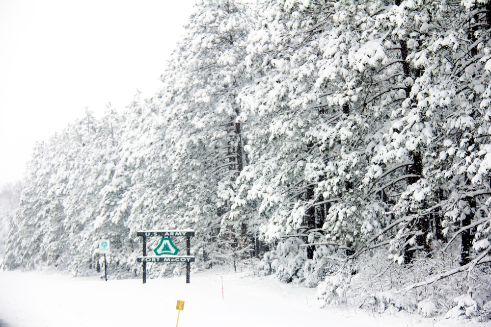 April Snow at Fort McCoy