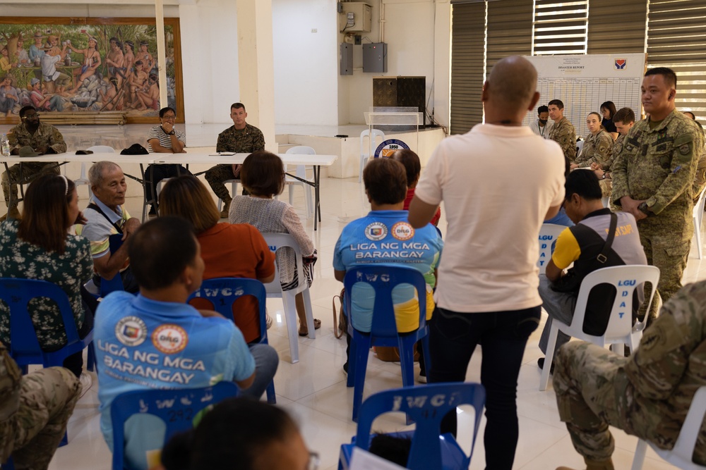 Balikatan 23 | Civil affairs leaders speak at Dipaculao town hall in Aurora, Philippines